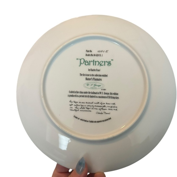 Bradford Exchange “Partners” Limited Edition Collector Plate - Picture 2 of 4